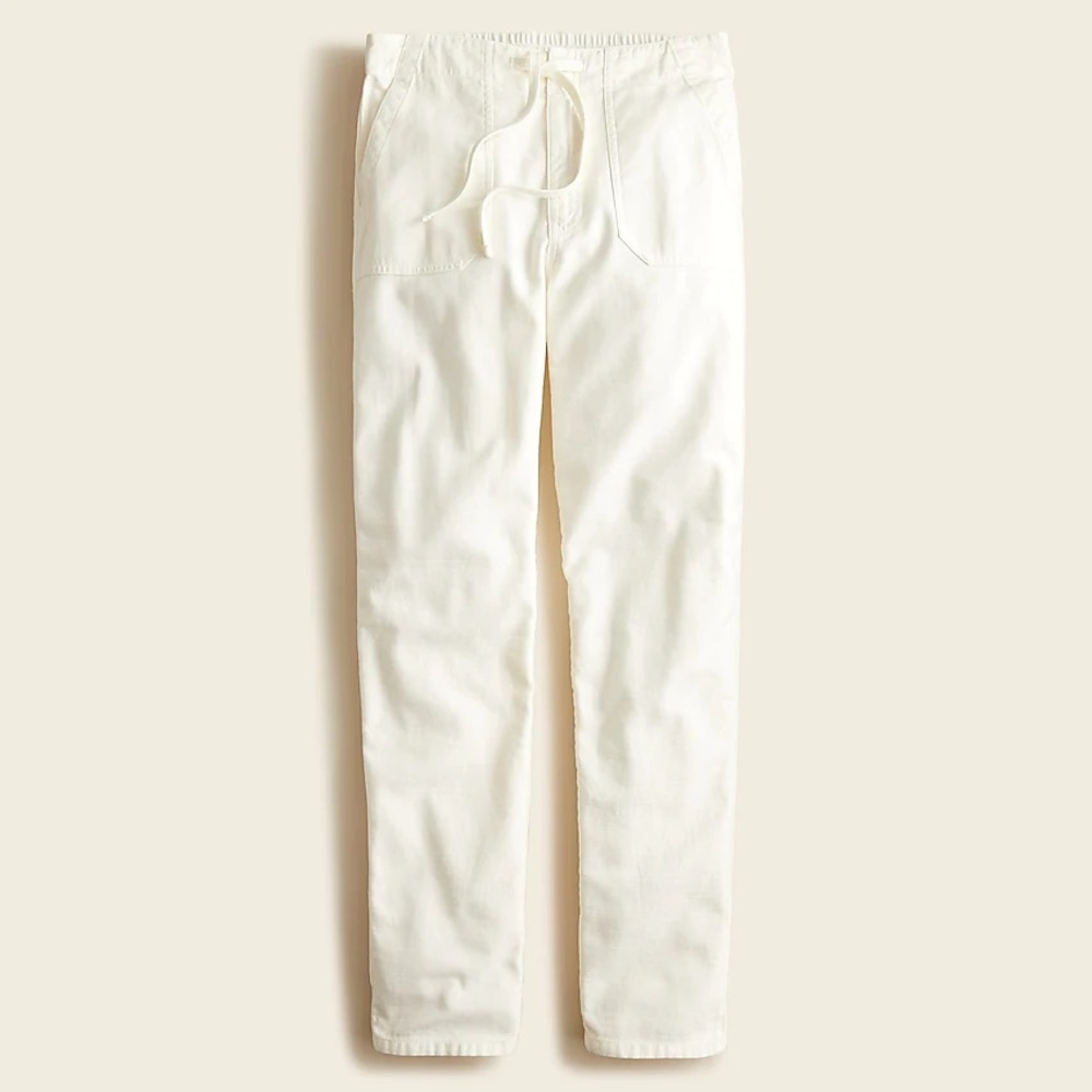 J.Crew Tall Tie-waist camp pants BA316 - Picture 3 of 8